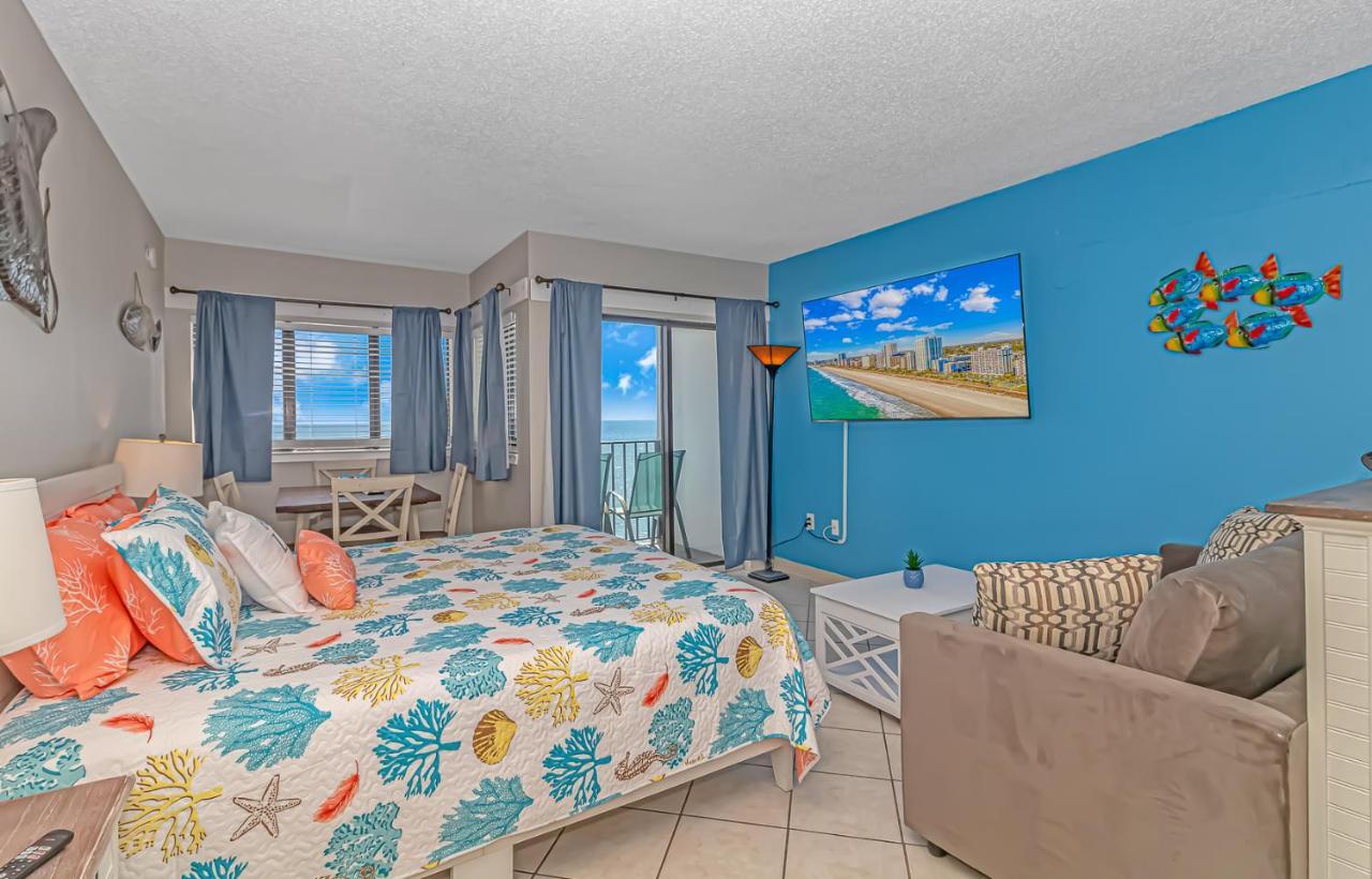 Ocean Front Studio With Panoramic Views! Palace Resort 1001 Myrtle Beach Exterior photo